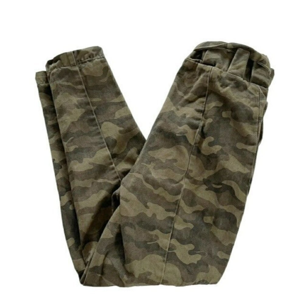 Tularosa Klein Camo High Waisted Paper Bag Waist Pants Snap Front REVOLVE Sz XS - Picture 10 of 10